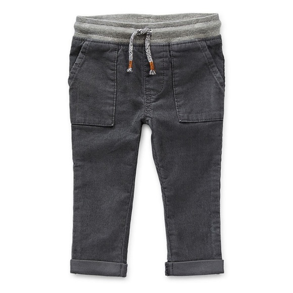 Okie Dokie Baby Boys Tapered Pull-On Pants - Picture 1 of 2